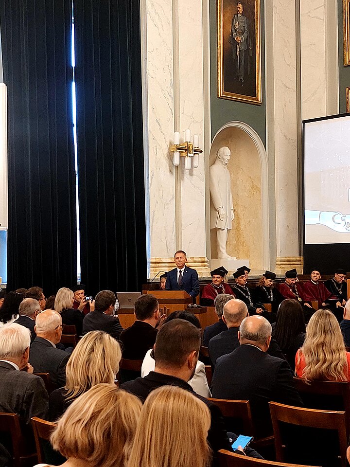 Przemówienie Pełnomocnika Marszałka Województwa Małopolskiego ds. przedsiębiorczości Wojciecha Piecha